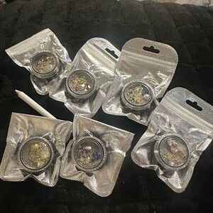 Assorted Nail Art Design crystal and rhinestone different colors and shapes